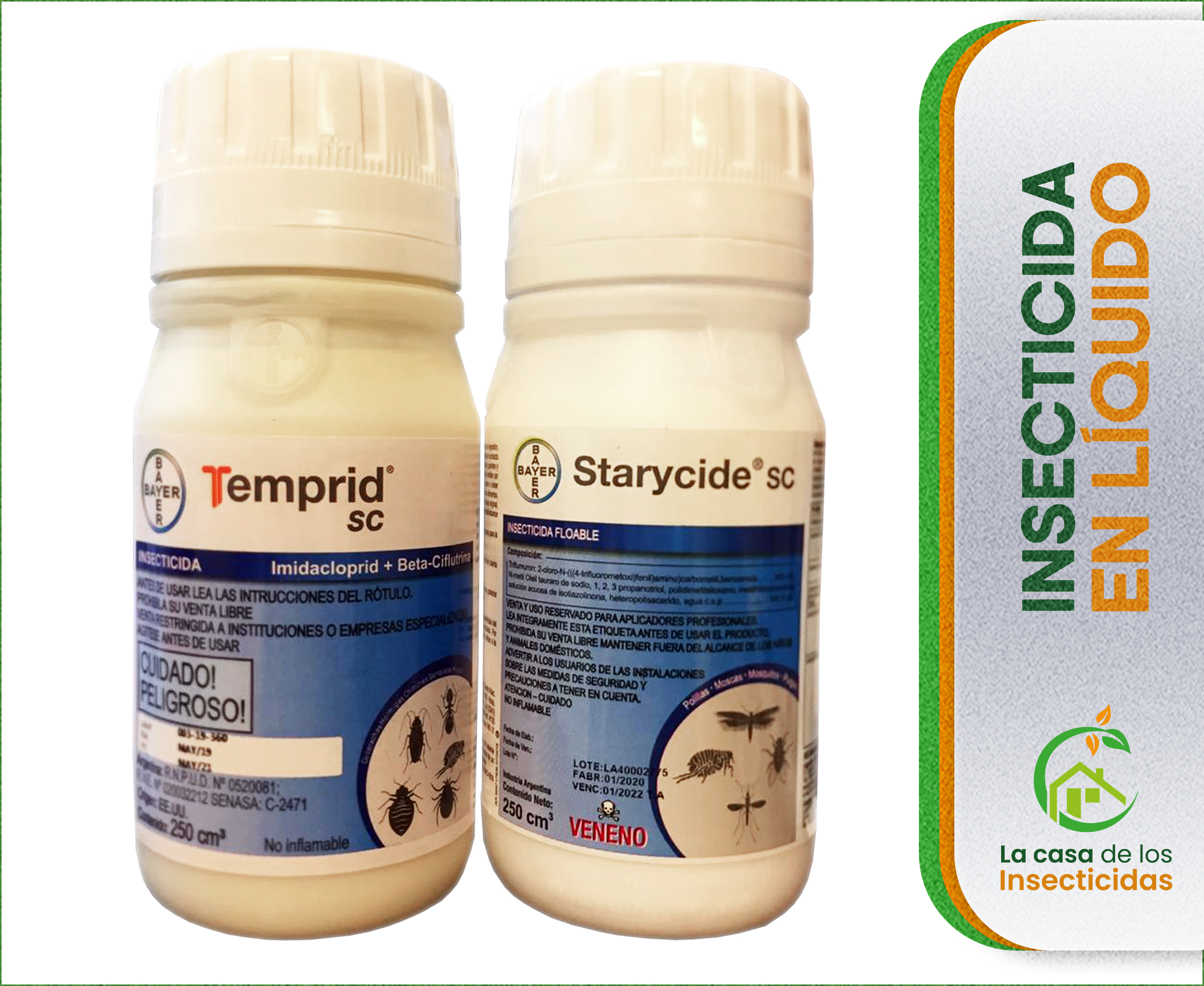 Temprid y Starycide mezcla insecticida total